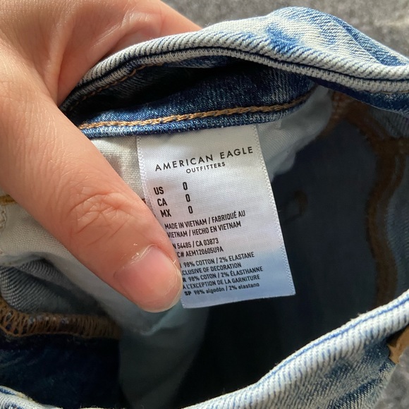 american eagle light wash denim skirt - Picture 6 of 6